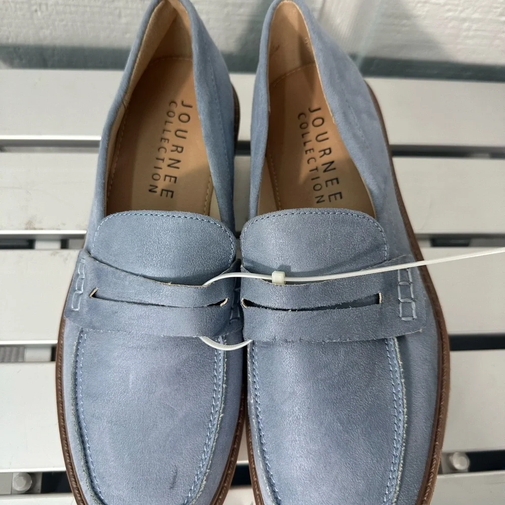 Journee Womens Kenly Tru Comfort Foam Slip On Round Toe Loafer Size 7 NW…